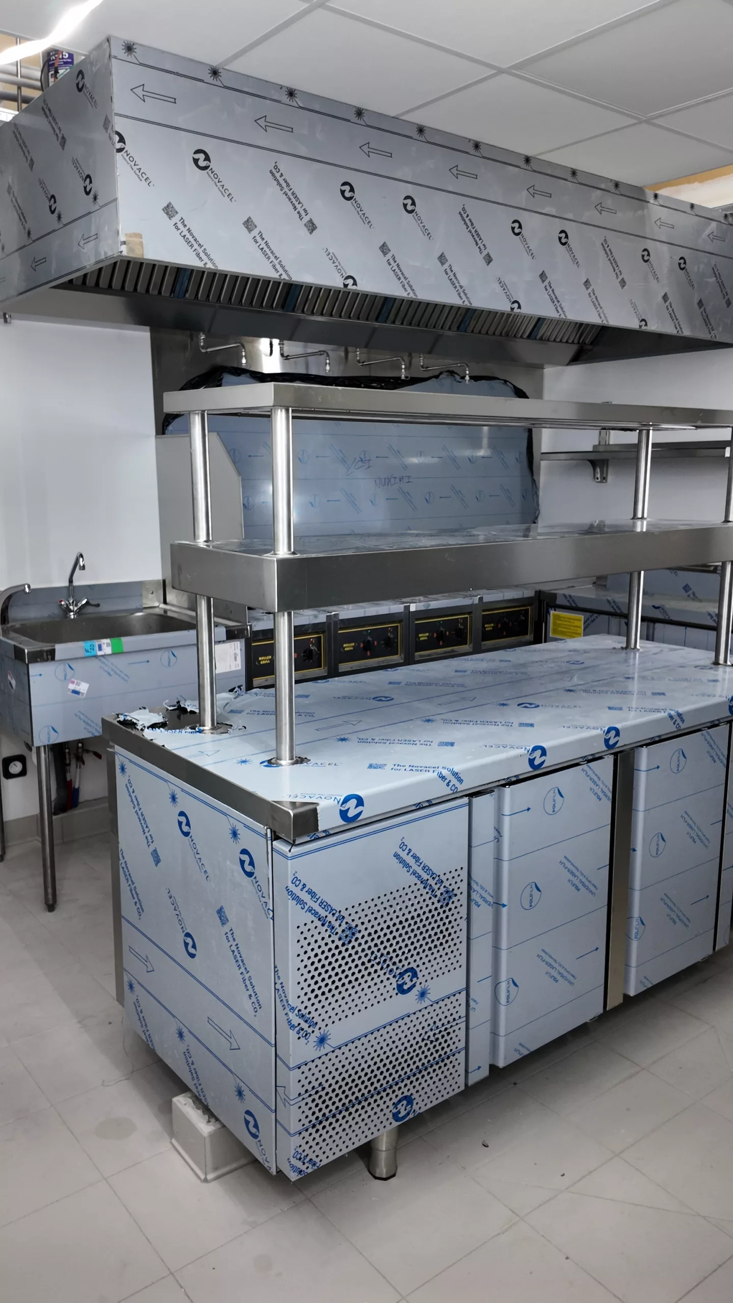 Installation d’une cuisine professionnelle au restaurant Korean Market à Saint-Laurent-du-Var (06)