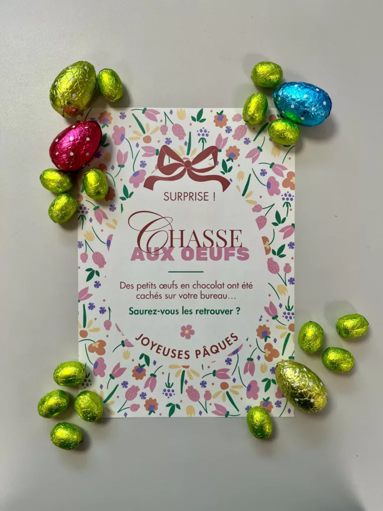 Pâques s’invite au bureau ! 🐣